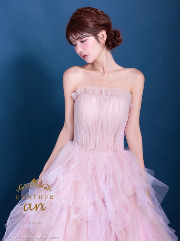 ピンク モデル：まりん　身長：164cm　着用サイズ：S (XS〜M)サイズ