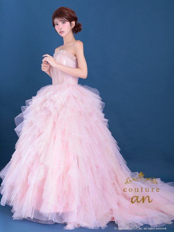 ピンク モデル：まりん　身長：164cm　着用サイズ：S (XS〜M)サイズ