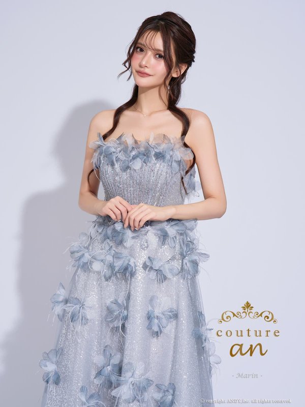 ブルー　モデル：まりん　身長：171cm　着用サイズ：Sサイズ(XS-M)