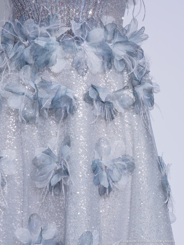 ブルー　モデル：まりん　身長：171cm　着用サイズ：Sサイズ(XS-M)