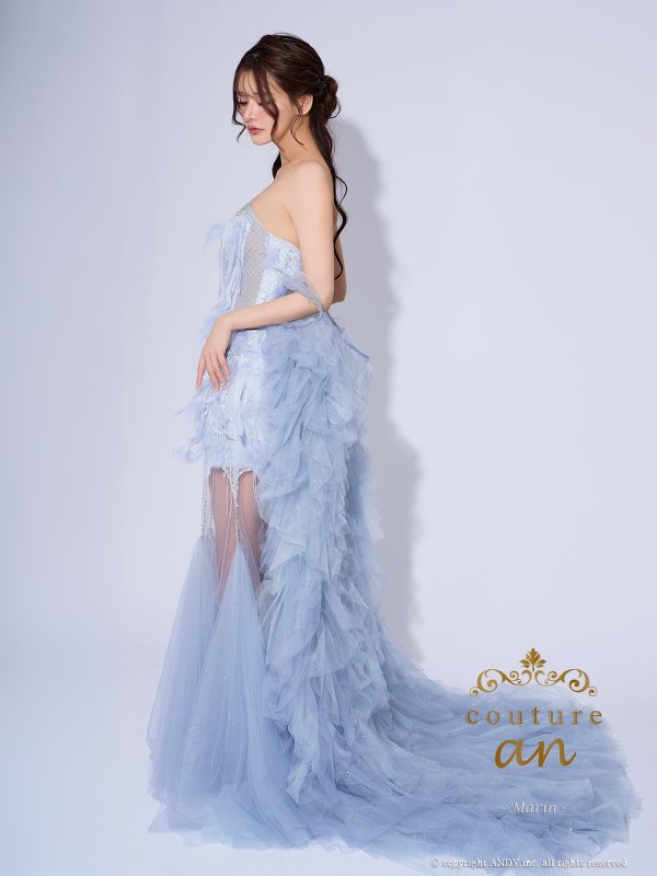 ブルー　モデル：まりん　身長：171cm　着用サイズ：S(XS〜M)サイズ