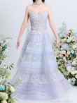 ブルーラベンダー　モデル：まりん　身長：164cm　着用サイズ：S(XS〜M)サイズ