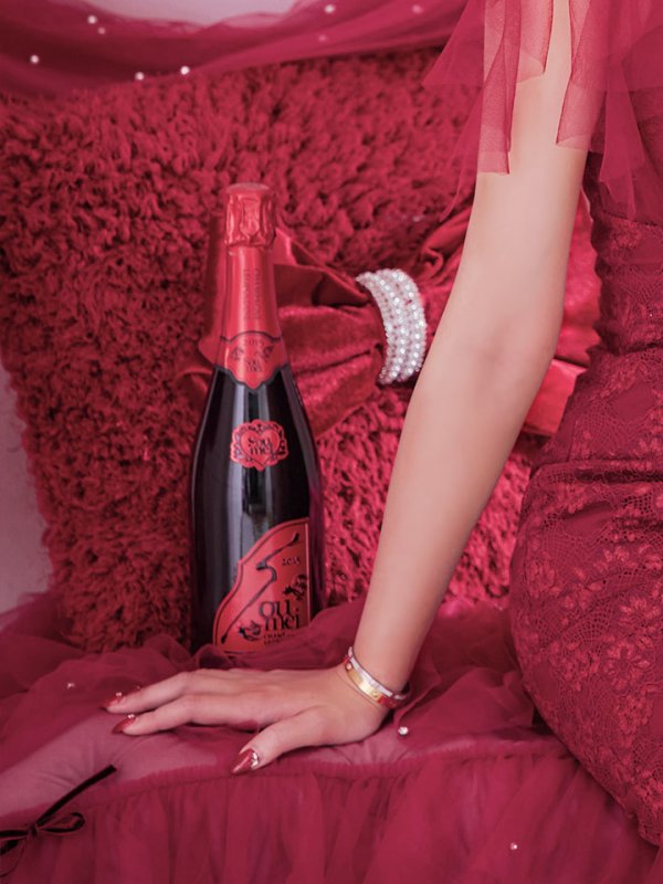 画像22: 【ゆうめろ/関西コレクション着用】XSサイズあり【an /アン】マーメイド/ チュール/ シフォン/ ショルダーリボン/ フリル/ テールカット/ ミディアムドレス/ キャバドレス[OF05] (22)