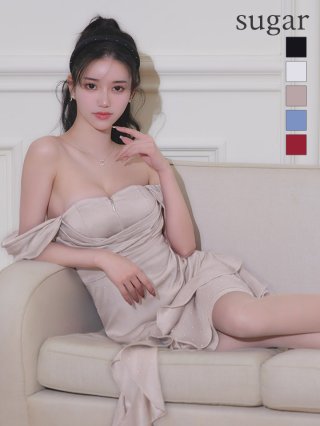 ミニドレス：ベージュ｜キャバドレス・ミニドレス通販はsugar