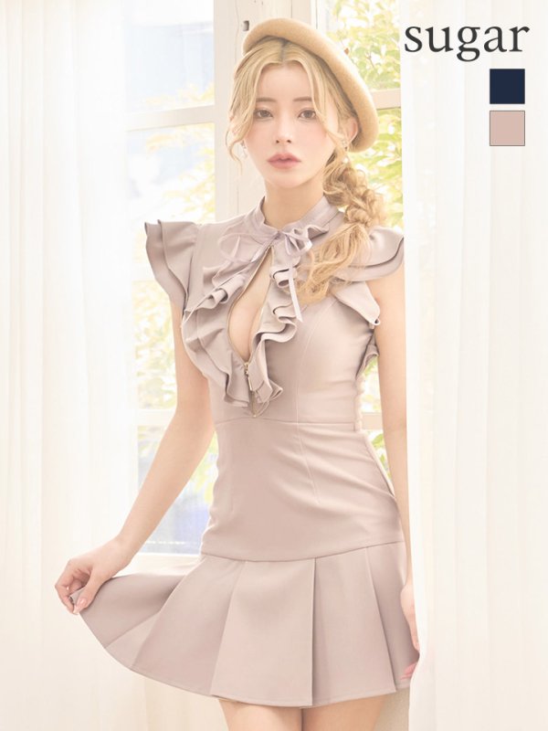 ベージュ モデル：ふぶき　身長：161cm　着用サイズ：Sサイズ