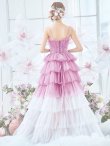画像18: 【ひめか/関西コレクション着用】【couture an/クチュールアン】 グラデーション/ ティアード/ チュール/ レース/ フレア/  キャミソール/ ラメ/ Aライン/ ロングドレス/ カラードレス long[OF05] (18)
