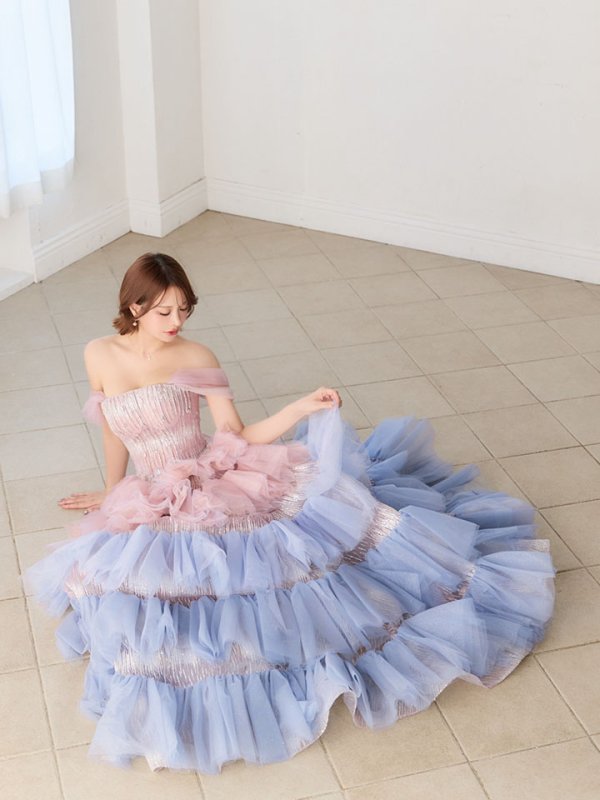 ピンクブルー モデル：れみれみ　身長：163cm　着用サイズ：Sサイズ