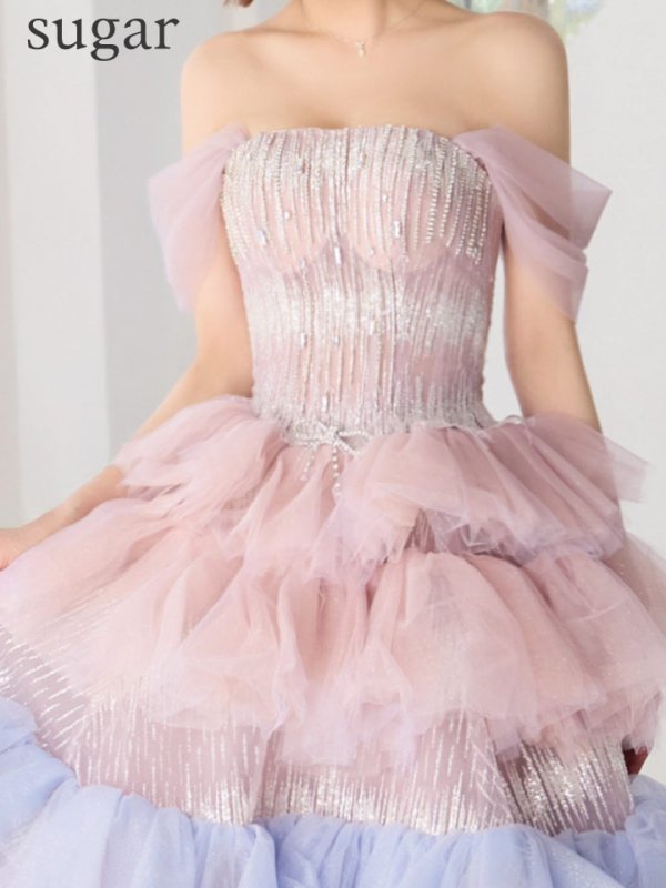 ピンクブルー モデル：れみれみ　身長：163cm　着用サイズ：Sサイズ