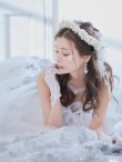 画像39: 【るな/関西コレクション着用】【ANGEL R PREMIUM/エンジェルアールプレミアム】ベア/ ウェディング/ バースデー/ プリンセス/ フラワーレース/ スパンコールビジュー/ キャバドレスlong【HC03】 (39)
