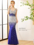 画像14: 【ANGEL R PREMIUM/エンジェルアールプレミアム】グラデーション/ スパンコールビジュー/ メッシュ/ ノースリーブ/ マーメイド/ ロング/ キャバドレスlong[OF2] (14)