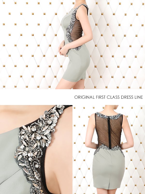 画像3: 【ANGEL R/エンジェルアール】サイドビジュー/ カッティング/ タイトミニ/ ミニドレス/ キャバドレス[OF2] (3)