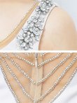 画像18: 【ANGEL R/エンジェルアール】バックレース/ Vビジュー/ ストレッチ/ タイト/ ミニドレス/ キャバドレス[OF2] (18)
