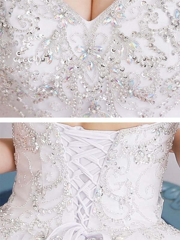 画像4: 【ANGEL R/エンジェルアール】ベア/ウェディング/ バースデー/プリンセス/ ラメ/ ロング/ キャバドレスlong[OF2] (4)