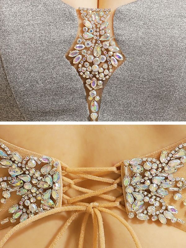 画像13: XSサイズあり【ANGEL R/エンジェルアール】バックカット/ ビジュー/ キャミソール/ タイト/ ミニドレス/ キャバドレス[OF2] (13)