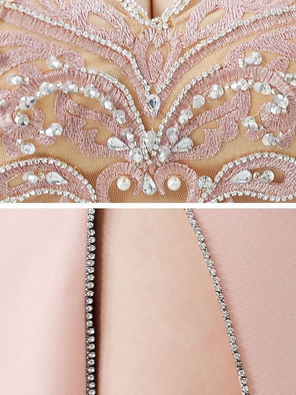 画像10: 【ANGEL R/エンジェルアール】刺繍/ パール/ ビジュー/ スリット/ タイト/ ロングドレス/ キャバドレス long[OF2] (10)