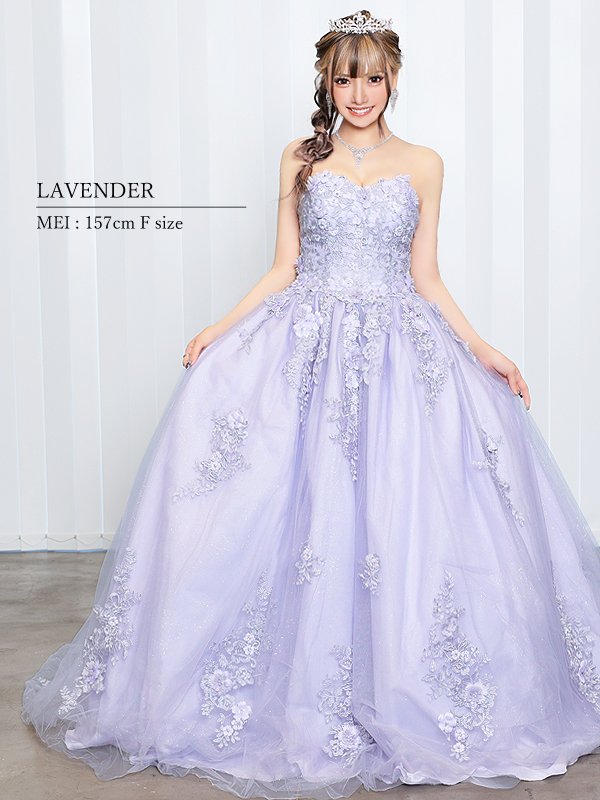 画像16: 【関西コレクション着用】【ANGEL R/エンジェルアール】ベア/ ウェディング/ バースデー/ プリンセス/ フラワーパール/ ビジュー/ ラメ/ キャバドレスlong[OF2] (16)