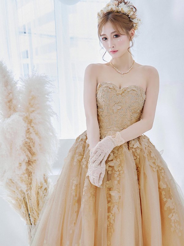 画像29: 【関西コレクション着用】【ANGEL R/エンジェルアール】ベア/ ウェディング/ バースデー/ プリンセス/ バタフライスパンコール/ ビジュー/ キャバドレスlong【HC03】 (29)