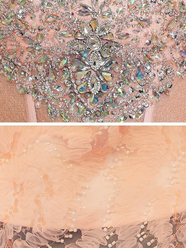 画像33: 【門りょう / 関西コレクション着用】【ANGEL R/エンジェルアール】ベア/ ウェディング/ バースデー/ プリンセス/ コルセット/ フラワーレース/ バストビジュー/ ウエストシースルー/ キャバドレスlong[HC03] (33)