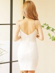 画像11: XSサイズあり【ANGEL R/エンジェルアール】アッパービジュー/ オープンウエスト/ ウエストカット/ キャミソール/ ワンカラー/ タイト/ ミニドレス/ キャバドレス[OF2] (11)