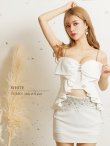 画像38: 【AMIRU/関西コレクション着用】XSサイズあり【ANGEL R/エンジェルアール】ビッグフリルリボン/ ビジュー/ セパレート/ マイクロミニ/ タイト/ミニドレス/ キャバドレス[OF2] (38)