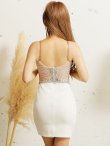 画像16: XSサイズあり【ANGEL R/エンジェルアール】アッパースパンコール/ ビジュー/ キャミソール/ タイト/ミニドレス/ キャバドレス[OF2] (16)