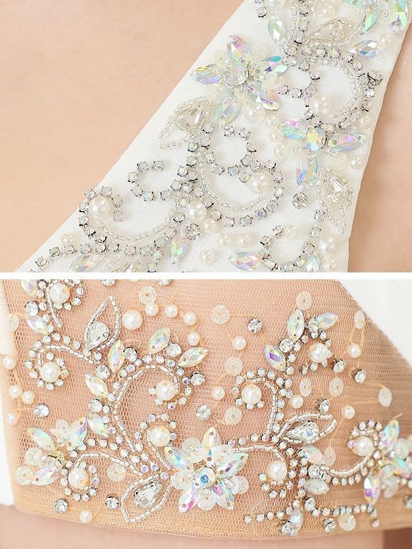 画像9: XSサイズあり【ANGEL R/エンジェルアール】オープンバスト/ ショルダービジュー/ アシンメトリー/ ワンショルダー/ タイト/ ミニドレス/ キャバドレス[OF2] (9)