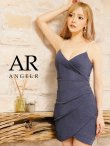 画像2: XSサイズあり【ANGEL R/エンジェルアール】ショルダーウエストベルトパール/ キャミソール/ タック/ ワンカラー/ タイト/ ミニドレス/ キャバドレス[OF2] (2)