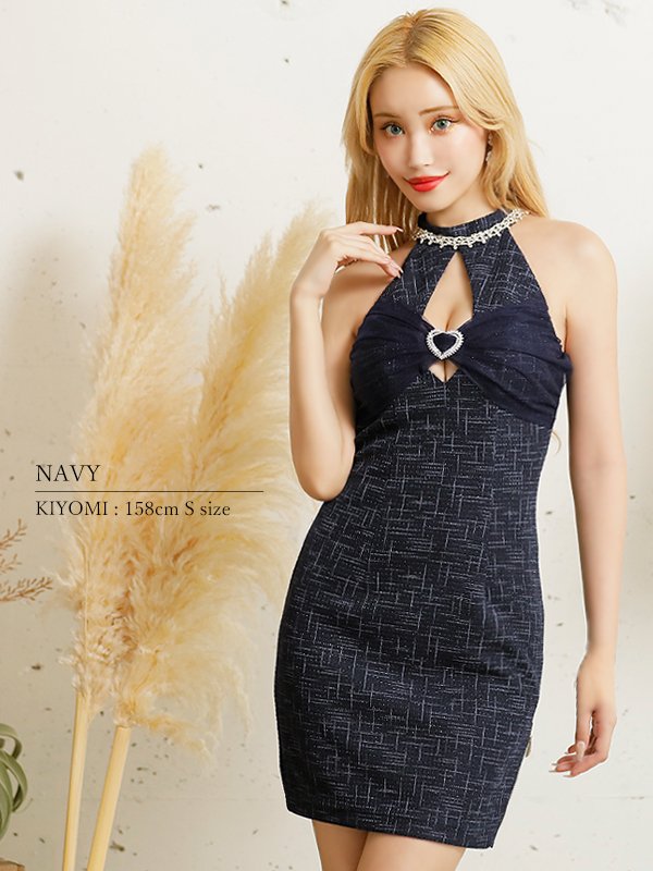 ネイビー モデル：きよみ　身長：158cm　着用サイズ：Sサイズ