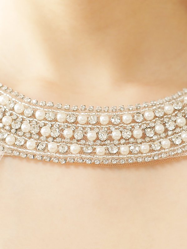 画像10: 【ANGEL R/エンジェルアール】デコルテビジュー/ バストレースアップ/ ロングスリーブ/ パフスリーブ/ 袖あり/ タイト/ ミニドレス/ キャバドレス[OF2] (10)