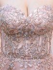 画像8: 【ANGEL R/エンジェルアール】ベア/ フレアスリーブ/ フラワー刺繍/ ウェディング/ バースデー/ プリンセス/ フレア/ ロングドレス/ キャバドレスlong[HC03] (8)