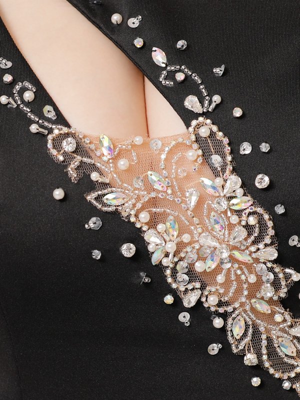 画像36: XSサイズあり【ANGEL R/エンジェルアール】バストカット/ フロービジュー/ ワンショルダー/ タイト/ ミニドレス/ キャバドレス[OF2] (36)