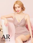 画像4: XSサイズあり【ANGEL R/エンジェルアール】バストツイスト/ デザインラメ/ ビジュー/ キャミソール/ ワンカラー/ タイト/ ミニドレス/ キャバドレス[OF2] (4)