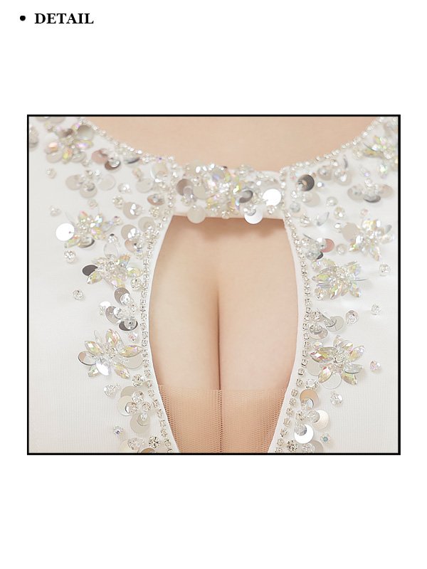 画像10: XSサイズあり【ANGEL R/エンジェルアール】バストカット / ビジュー / ポケット/ セパレート/ タイト/ マイクロミニ/ ミニドレス/ キャバドレス[OF2] (10)