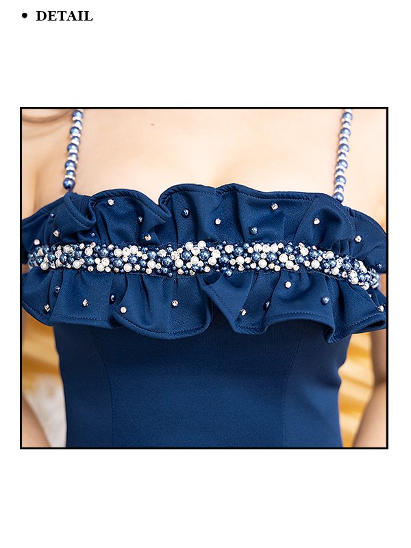 画像28: 【NIGHTS掲載】XSサイズあり【ANGEL R/エンジェルアール】バストフリル/ パール/ ビジュー/ ベアトップ/ セパレート/ タイト/ ミニドレス/ キャバドレス[OF2] (28)