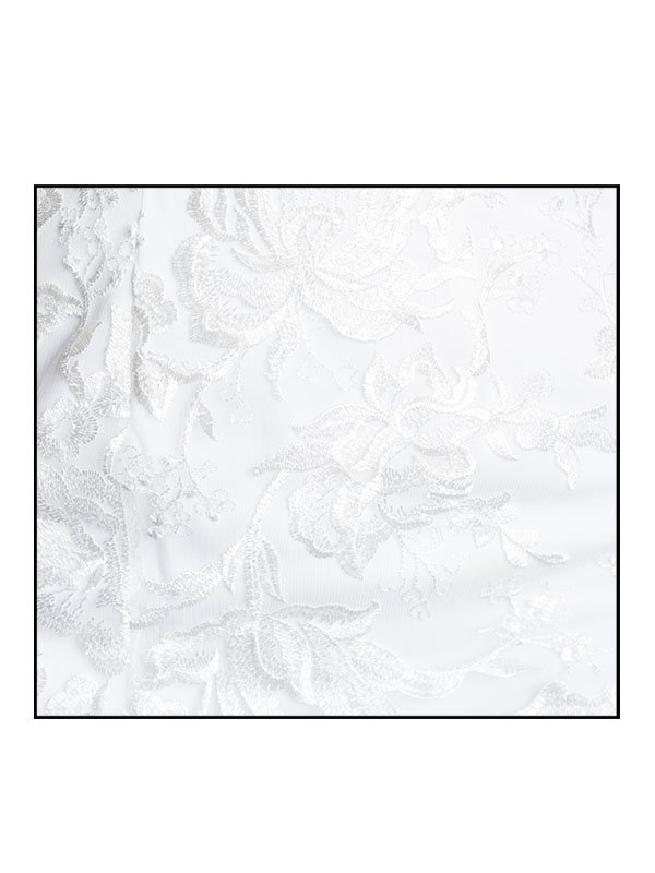 画像6: XSサイズあり【ANGEL R/エンジェルアール】フラワーレースデザイン/ ビジュー/ メッシュ/ キャミソール/ タイト/ ミニドレス/ キャバドレス[OF2] (6)