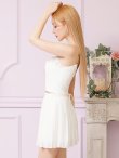 画像28: XSサイズあり【ANGEL R/エンジェルアール】バストストーンビジュー/ セパレート/ キャミソール/ セットアップ/ プリーツシフォンスカート/ フレア/ マイクロミニ/ ミニドレス/ キャバドレス[OF2] (28)