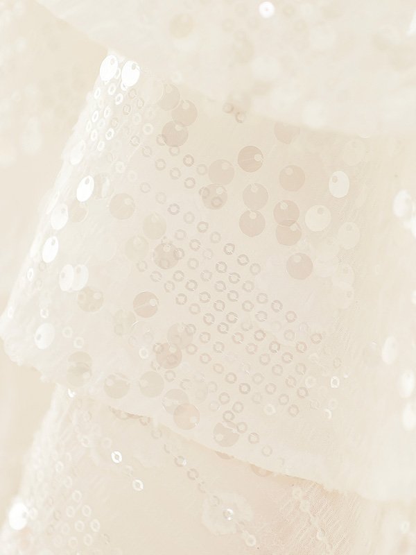 画像12: XSサイズあり【ANGEL R/エンジェルアール】セットアップ/ バストビジュー/ スパンコール/ ファブリックフリル/ フレア/ マイクロミニドレス/ キャバドレス[OF2] (12)