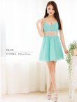 画像6: XSサイズあり【ANGEL R/エンジェルアール】ウエストパール/ ビジュー/ キャミソール/ シフォン/ フレア/ ミニドレス/ キャバドレス[OF2] (6)
