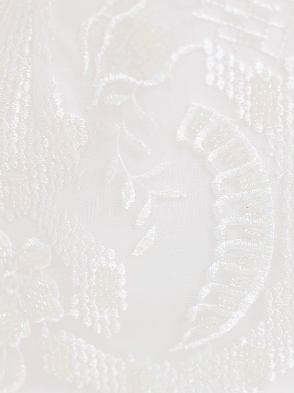 画像12: 【ANGEL R/エンジェルアール】スパンコール/ フラワービジュー/ Vカットメッシュ/ キャミソール/ スリット/ タイト/ ロングドレス/ キャバドレス long[OF2] (12)