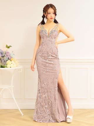 AngelR ドレス Mサイズ AngelR [エンジェルアール] デコルテビジューチャームオープン