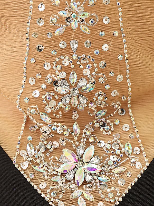 画像37: 【ANGEL R/エンジェルアール】バックメッシュ/ ビジュー/ フロントファスナー/ アメリカンスリーブ/ タイト/ ロングドレス/ キャバドレス long[OF2] (37)