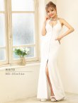 画像16: 【ANGEL R/エンジェルアール】バックメッシュ/ ビジュー/ フロントファスナー/ アメリカンスリーブ/ タイト/ ロングドレス/ キャバドレス long[OF2] (16)