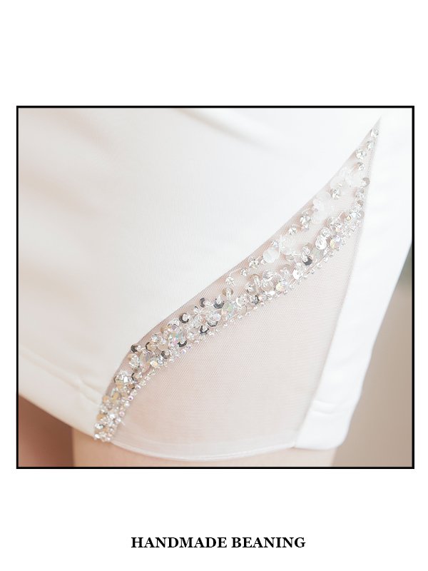 画像10: XSサイズあり【ANGEL R/エンジェルアール】アッパービジュー/ バストカット/ メッシュ/ ワンカラー/ ワンショルダー/ タイト/ ミニドレス/ キャバドレス[OF2] (10)