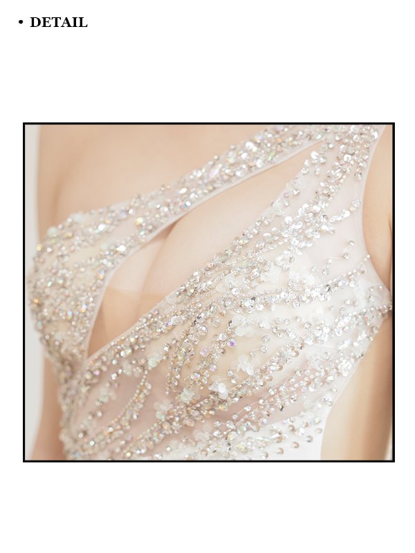 画像9: XSサイズあり【ANGEL R/エンジェルアール】アッパービジュー/ バストカット/ メッシュ/ ワンカラー/ ワンショルダー/ タイト/ ミニドレス/ キャバドレス[OF2] (9)