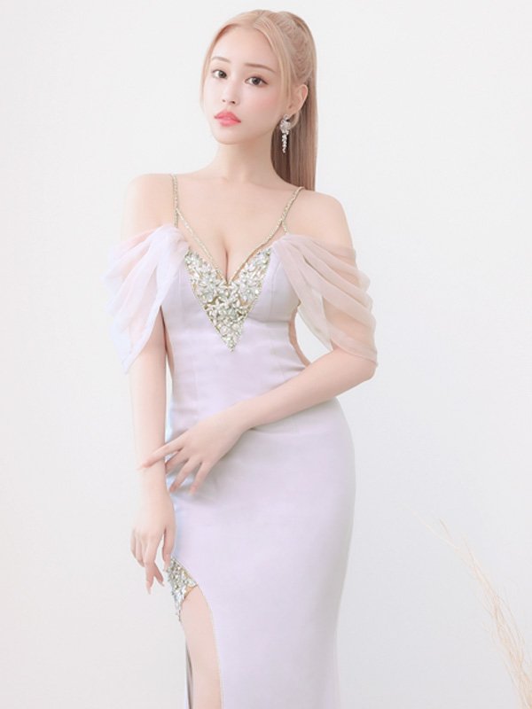 アイスグレー モデル:きよみ 身長:158cm 着用サイズ:Sサイズ