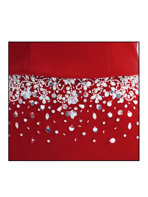 画像25: XSサイズあり【ANGEL R/エンジェルアール】デコルテビジュー/ セパレートモチーフデザイン/ ビジュー/ ワンカラー/ タイト/ ミニドレス/ キャバドレス[OF2] (25)