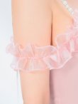 画像12: XSサイズあり【ANGEL R/エンジェルアール】フリルオフショルダー/ ビジュー/ バストシアー/ ストレッチ/ タイト/ ミニドレス/ キャバドレス[OF2] (12)