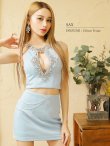 画像5: XSサイズあり【ANGEL R/エンジェルアール】オープンバスト/ デコルテビジュー/ アメスリ/ チェーン/ セパレート/ マイクロミニ/ タイト/ ミニドレス/ キャバドレス[OF2] (5)