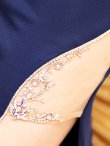 画像9: 【ANGEL R/エンジェルアール】フリルオフショルダー/ バストビジュー/ メッシュ/ タイト/ ロングドレス/ キャバドレス long[OF2] (9)