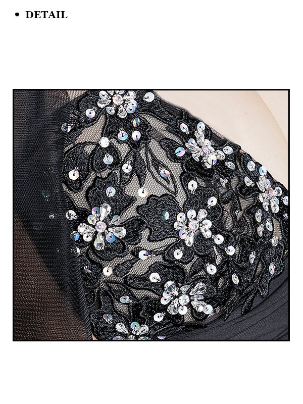 画像7: XS-Lサイズあり【ANGEL R/エンジェルアール】アシンメトリーデザイン/ フラワーレース/ ロングスリーブ/ タイト/ ミニドレス/ キャバドレス[OF2] (7)